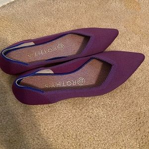 Rothy’s shoes, size 7 1/2   Never been worn.  Color: Purple